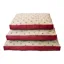 Earthbound Flat Dog Cushion Faux Suede Red Stag - Large