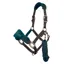 LeMieux Vogue Headcollar And Leadrope - Peacock/Grey PONY + FULL ONLY