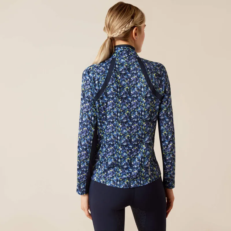 Ariat Sunstopper 3.0 Baselayer - Blue Scribble-3