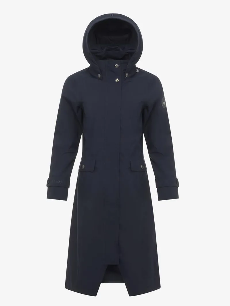 LeMieux Amelie Waterproof Lightweight Riding Coat - Navy-1
