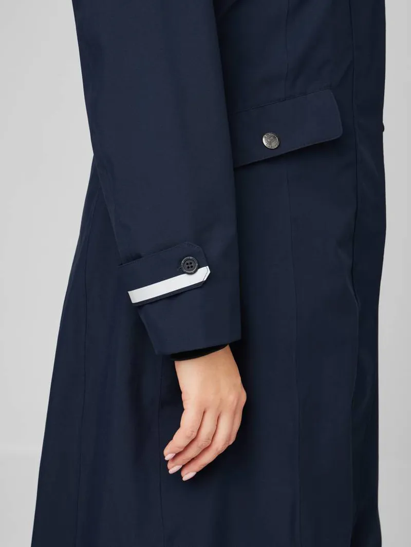 LeMieux Amelie Waterproof Lightweight Riding Coat - Navy-4