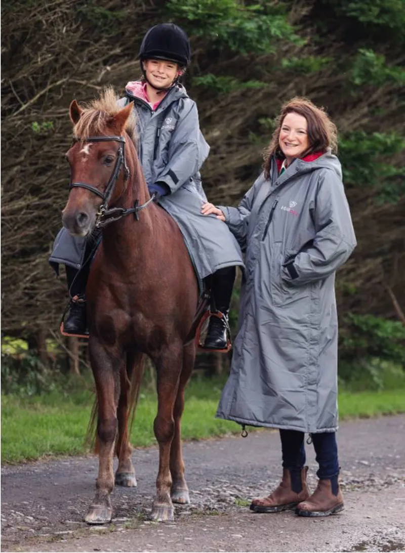 EQUIDRY Adult All Rounder Evolution - Charcoal Peacock Pink-2