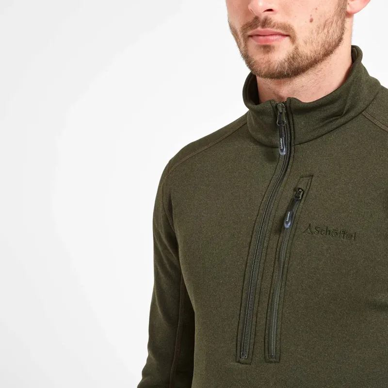 Schoffel Annan II Technical 1/4 Zip - River Green-1