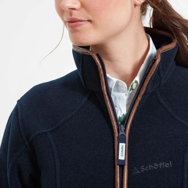 Schoffel Burley Fleece II Jacket - Navy-1