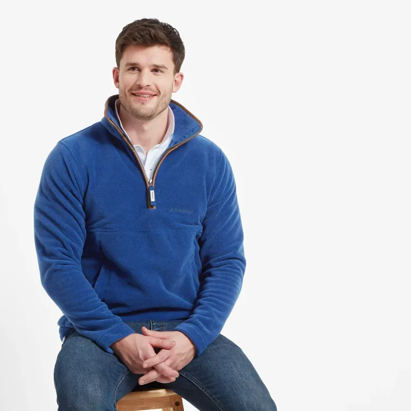 Schoffel Berkeley 1/4 Zip Fleece - Cobalt Blue