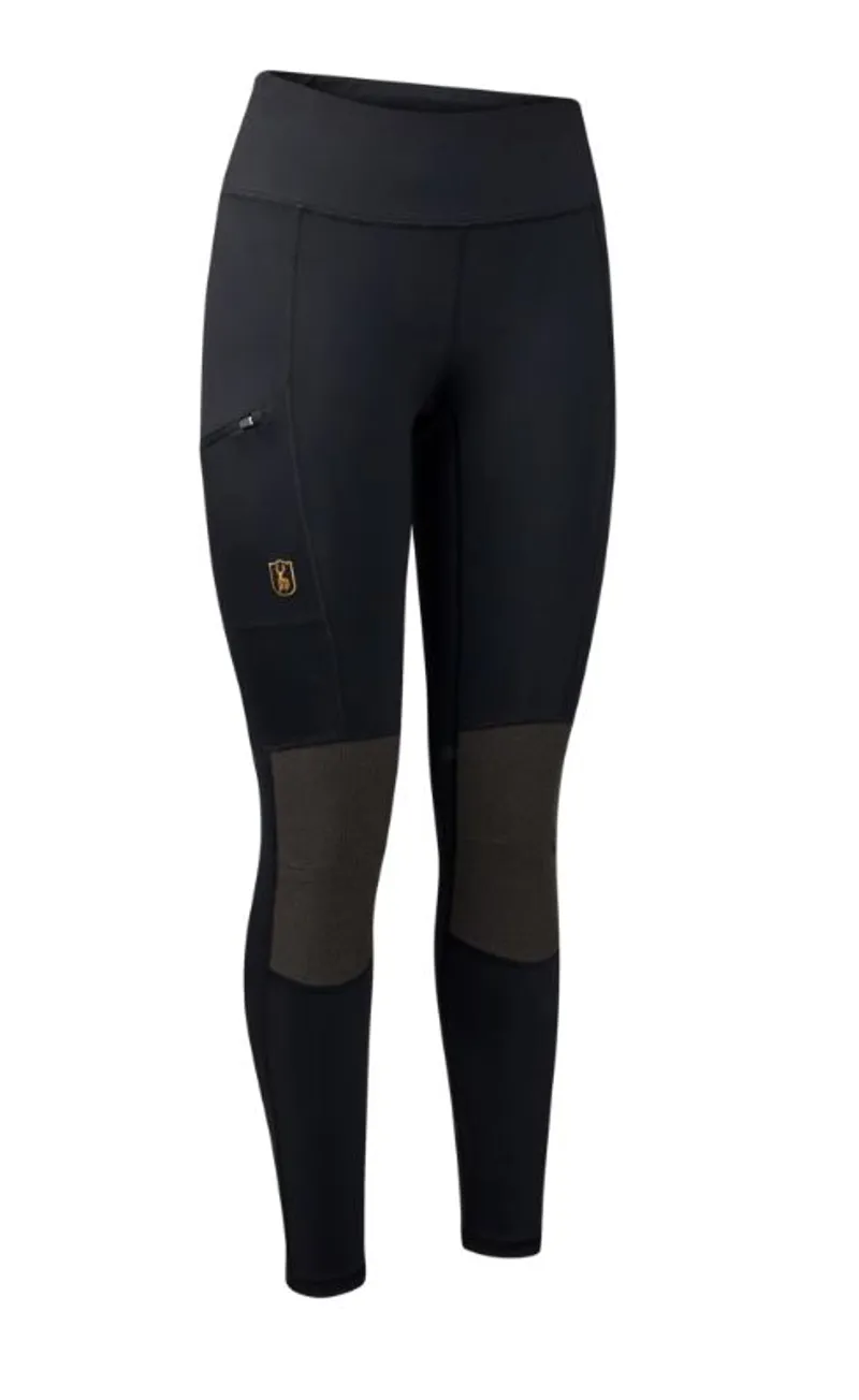 Deerhunter Lady Reinforced Tights - Black-1