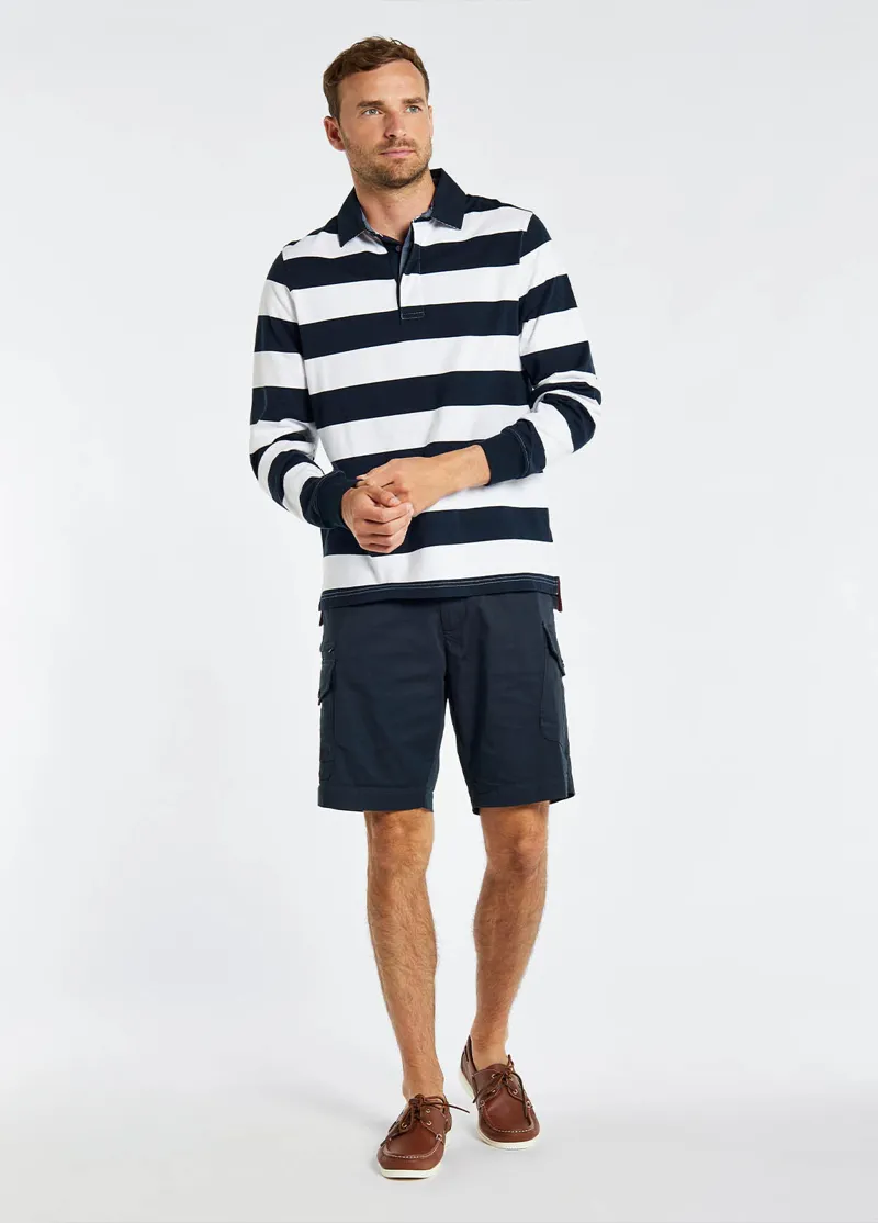 Dubarry Goresbridge Gents Rugby Top - Navy Multi-3