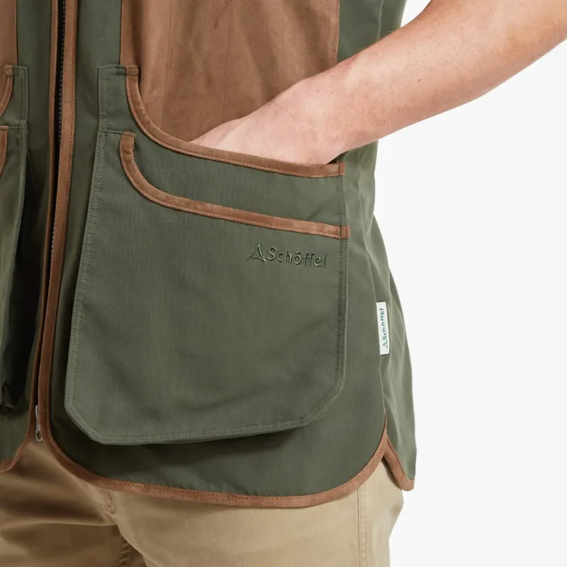 Schoffel Grimsthorpe Clay Shooting Vest - Forest-3