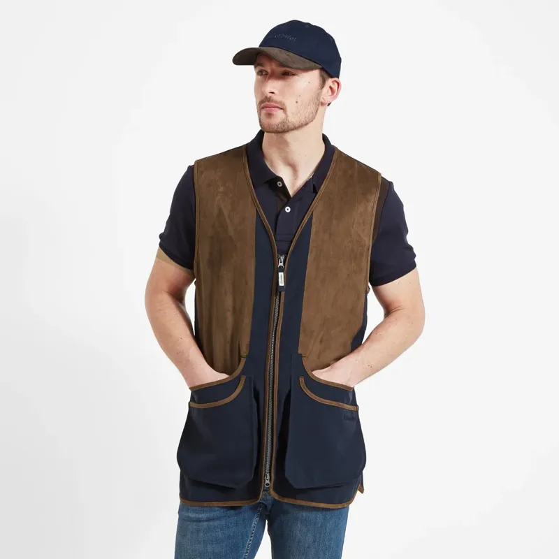 Schoffel Grimsthorpe Clay Shooting Vest - Navy