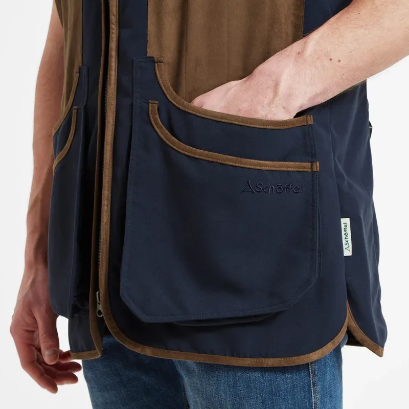 Schoffel Grimsthorpe Clay Shooting Vest - Navy-2
