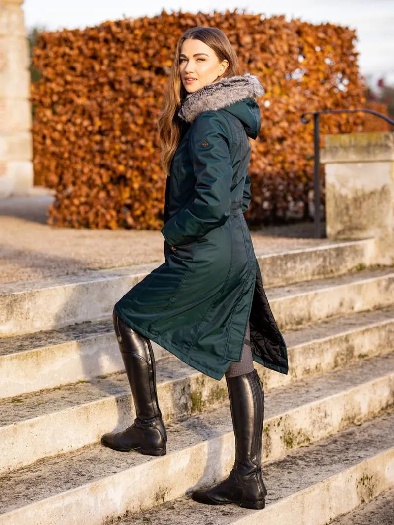 LeMieux Loire Waterproof Riding Coat - Spruce-2