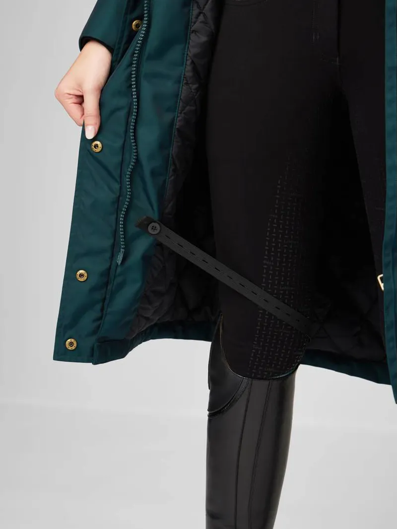 LeMieux Loire Waterproof Riding Coat - Spruce-4