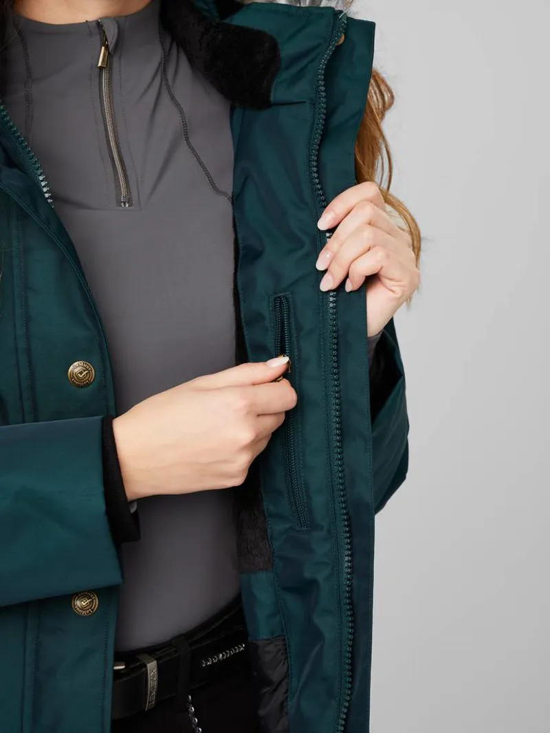LeMieux Loire Waterproof Riding Coat - Spruce-5