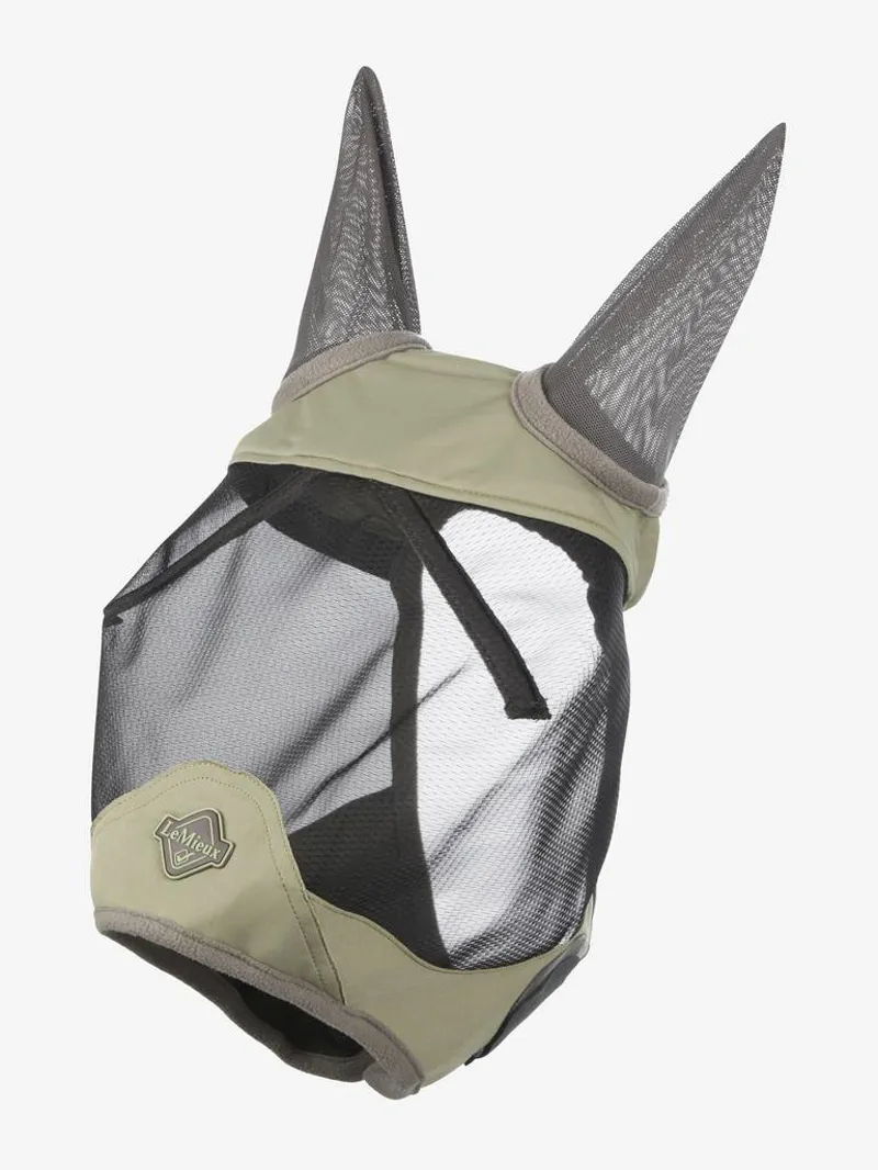 LeMieux Visor-Tek Half Fly Mask - Fern-1