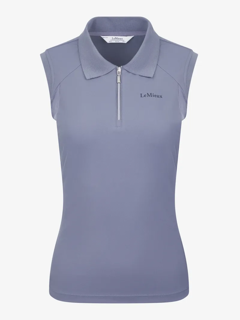 LeMieux Sleeveless Sport Polo - Jay Blue