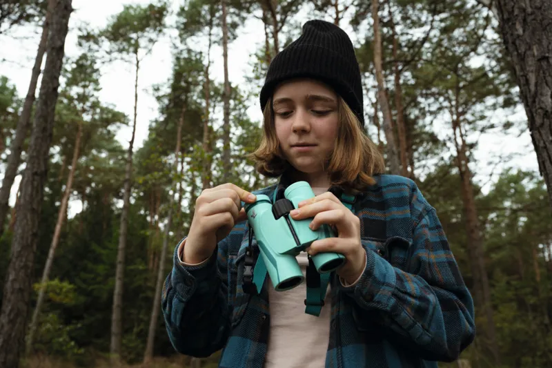 Swarovski MY Junior Binoculars - 7X28 Glacier Blue-2