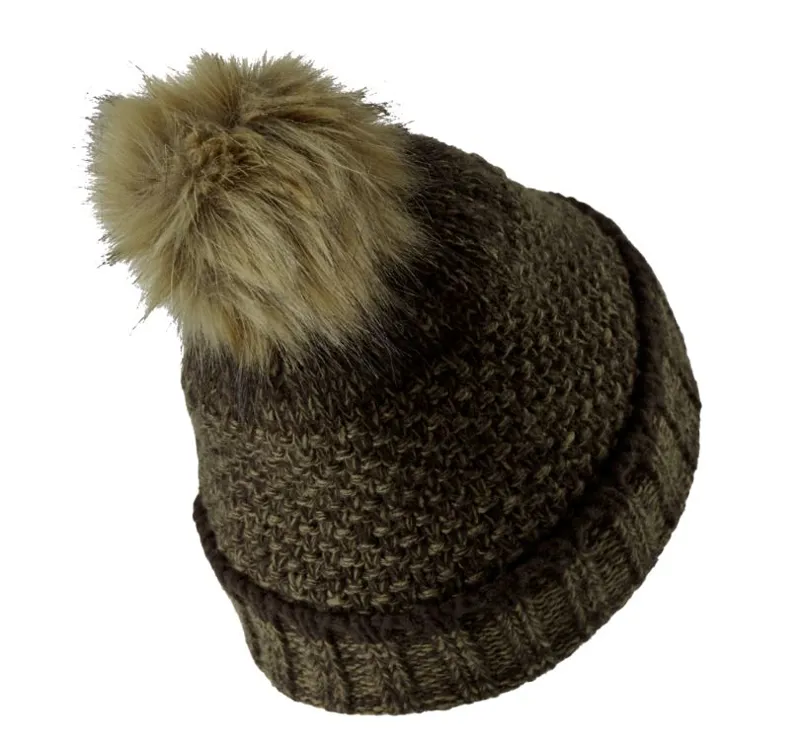 Deerhunter Lady Knitted Hat - Art Green-1