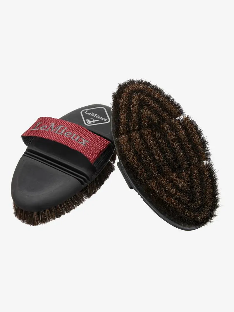 LeMieux Flexi Horse Hair Body Brush - Black