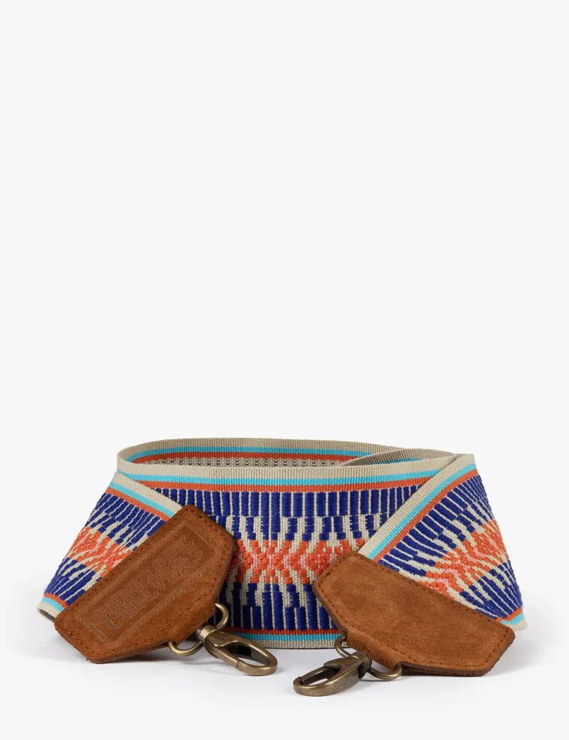 Penelope Chilvers Savannah Bag Strap - Blue/Multi-1