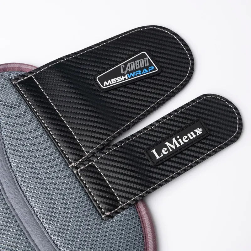 LeMieux Carbon Mesh Wrap Boots - Musk-5