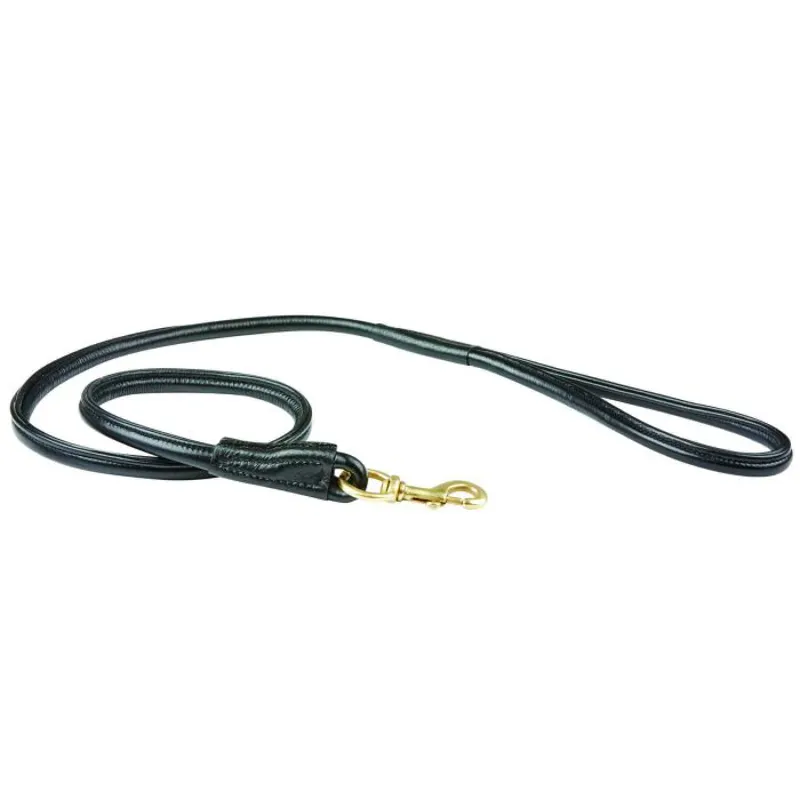 Weatherbeeta Rolled Leather Dog Lead - One Size