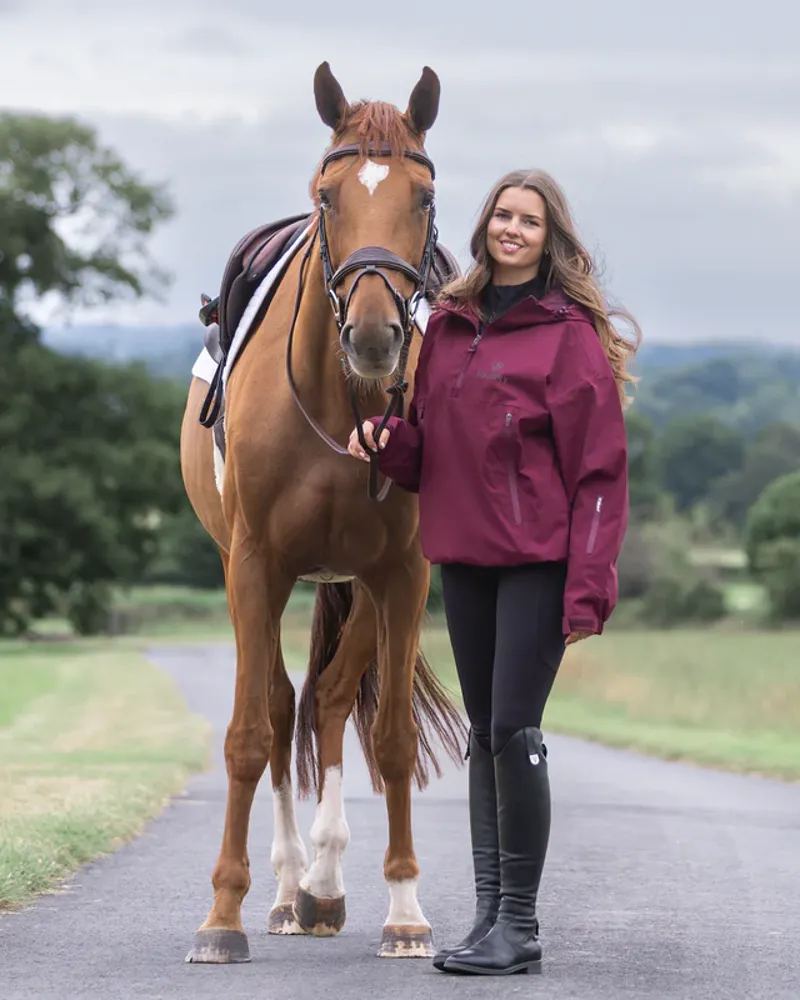EQUIDRY Adult Storm Smock - Burgundy-1
