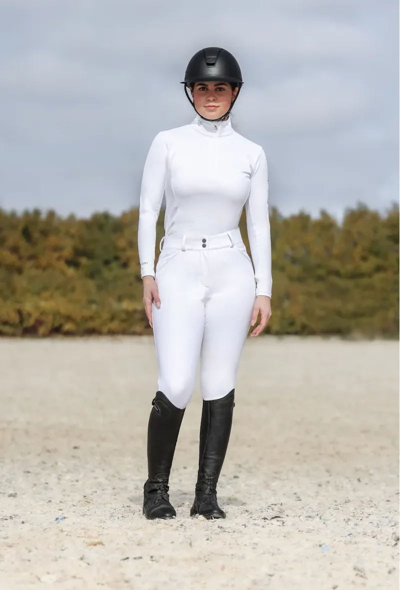 EQUIDRY Bex Water Repellent Breeches - White