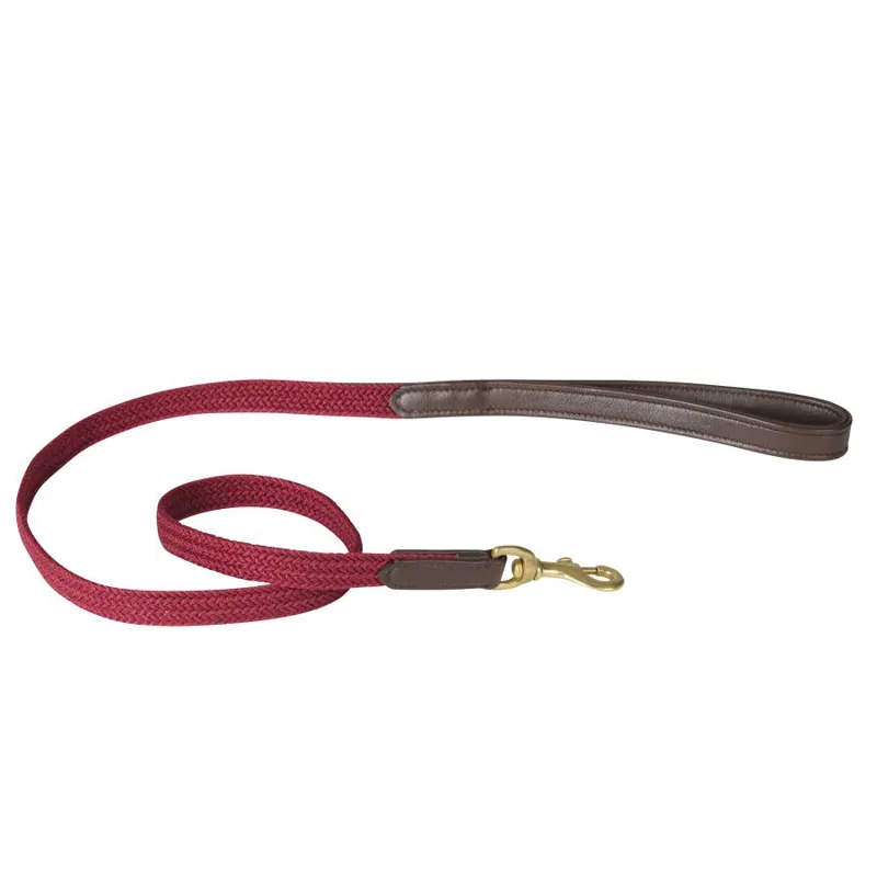 Weatherbeeta Leather Plaited Dog Lead - Medium