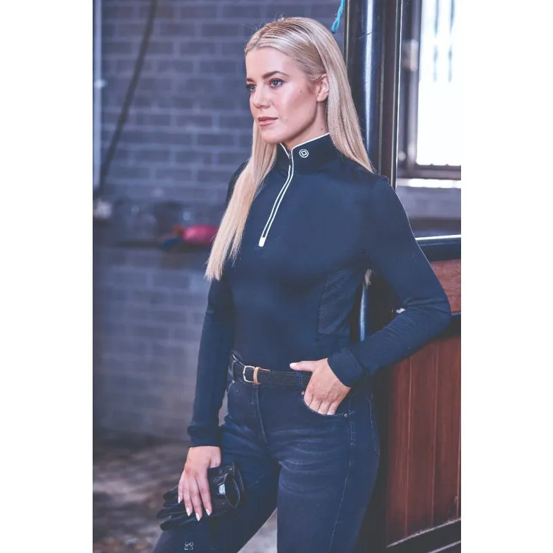 Dublin Shona Full Grip Denim Breeches - Light Blue Denim-2