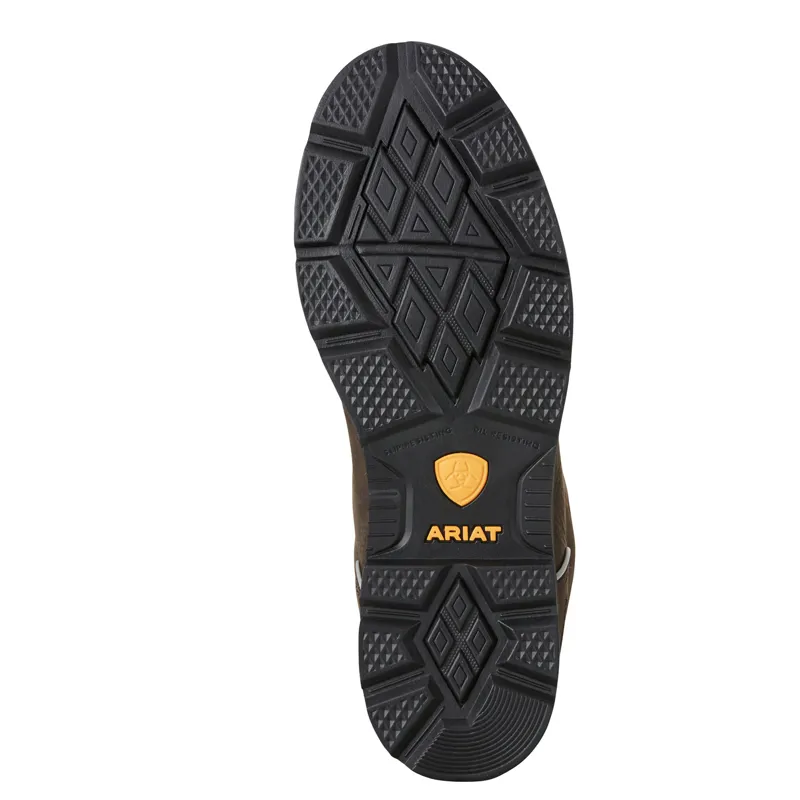 Ariat Groundbreaker Pull-On H20 Steel Toe Work Boot - Dark Brown-4