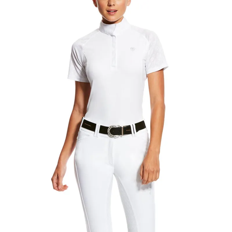 Ariat Marquis Vent Show Shirt - White Violet
