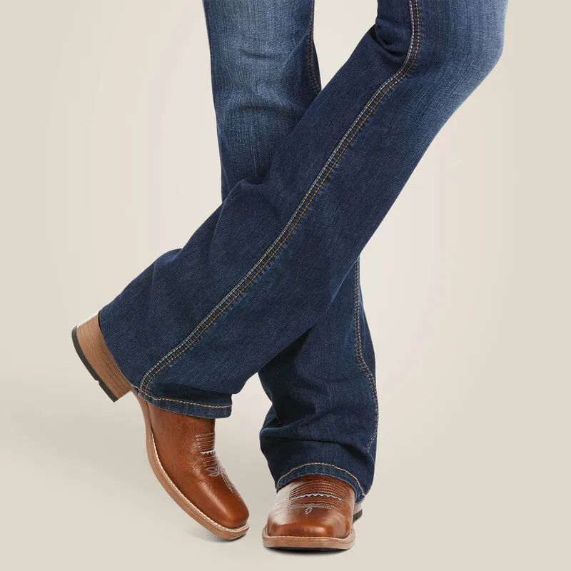 Ariat REAL Perfect Rise Stretch Rosa Boot Jean - Lita-1