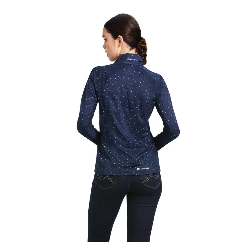 Ariat Sunstopper 2.0 Baselayer - Navy Dot-3