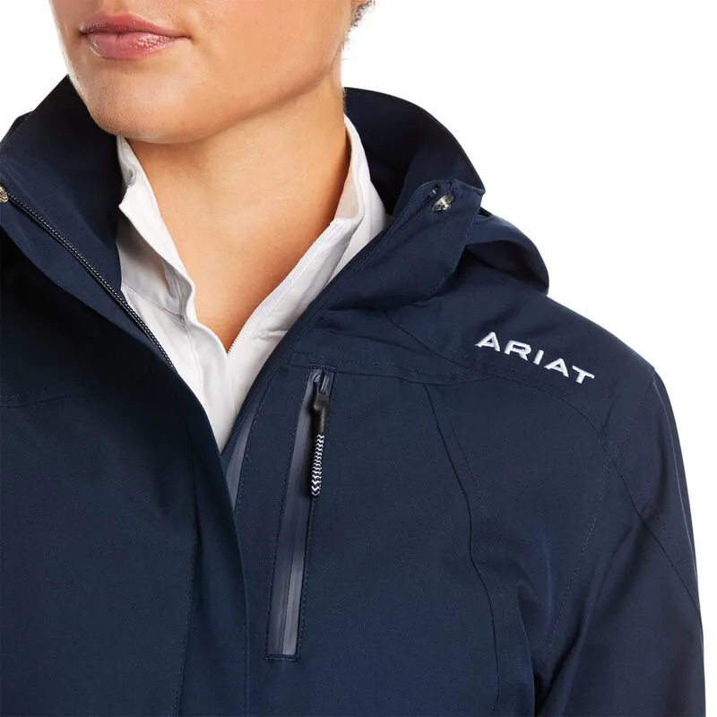Ariat Coastal Ladies Waterproof Jacket - Navy-1
