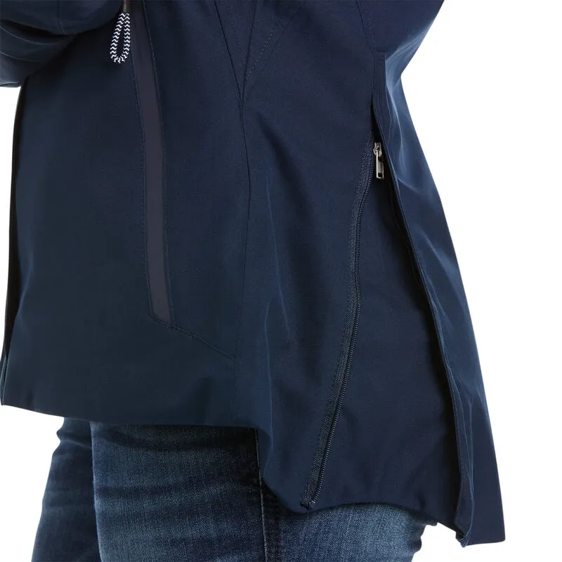 Ariat Coastal Ladies Waterproof Jacket - Navy-3