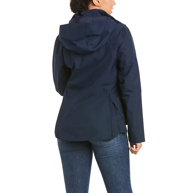Ariat Coastal Ladies Waterproof Jacket - Navy-5