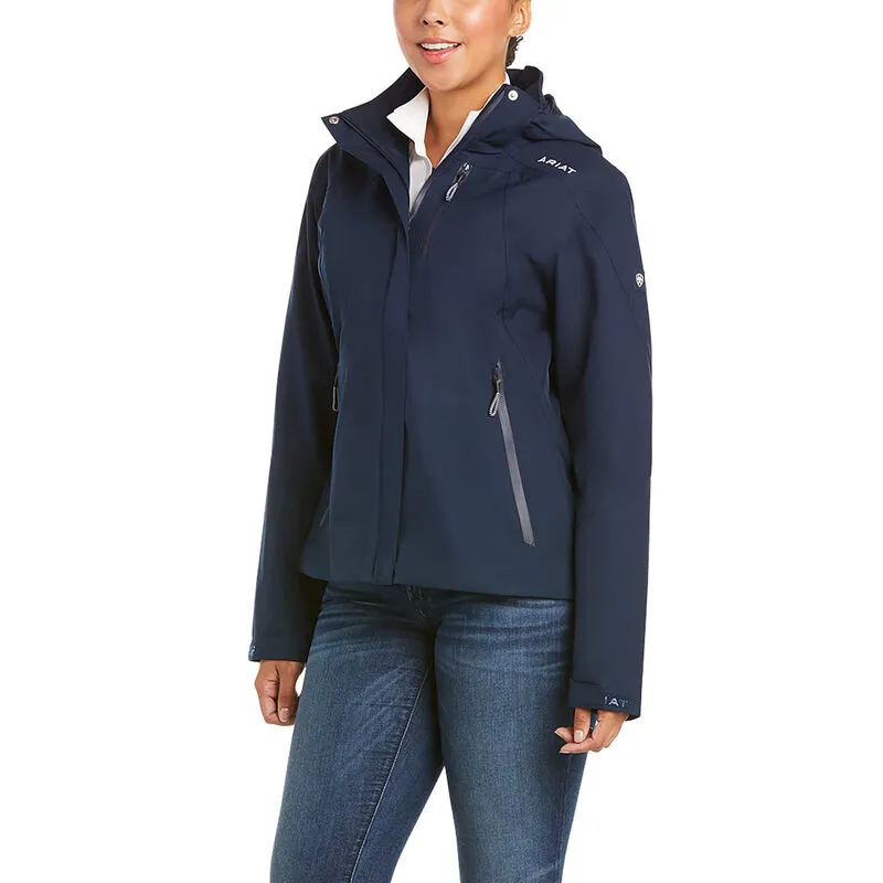 Ariat Coastal Ladies Waterproof Jacket - Navy