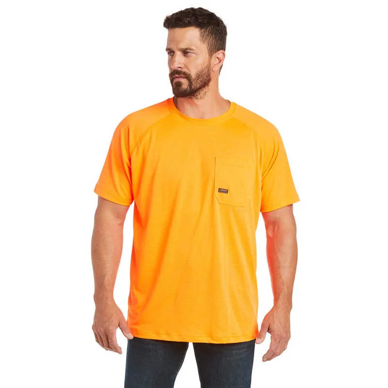 Ariat Rebar Heat Fighter T-Shirt - Neon Orange