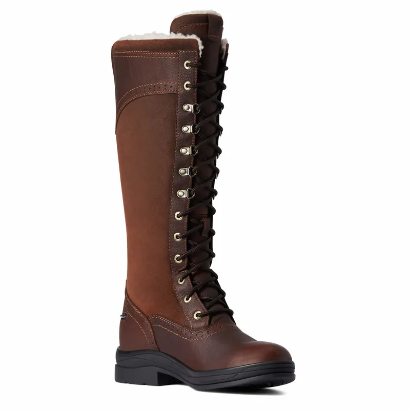 Ariat Wythburn H20 Ladies Tall Boot - Dark Brown-1