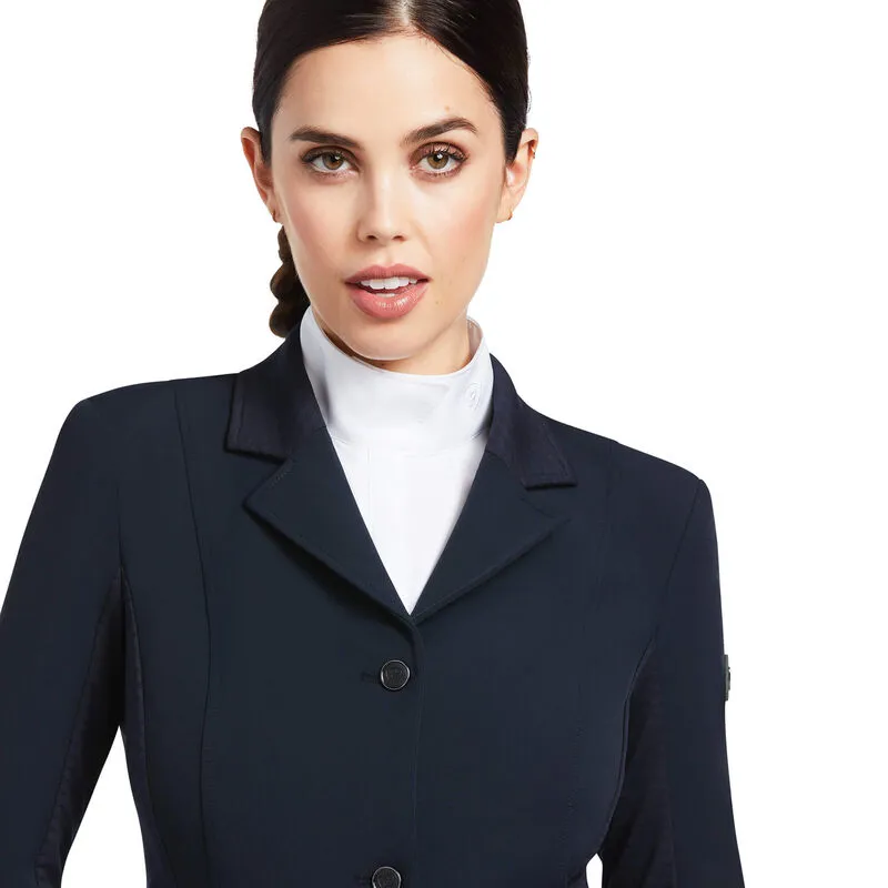 Ariat Galatea Bellatrix Ladies Show Coat - Show Navy-6