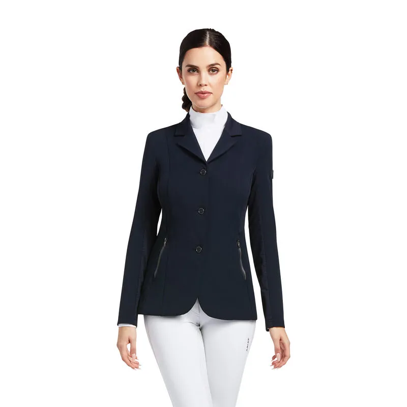 Ariat Galatea Bellatrix Ladies Show Coat - Show Navy-5