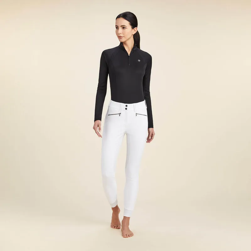 Ariat Tri Factor X Bellatrix Full Seat Breech - White-1