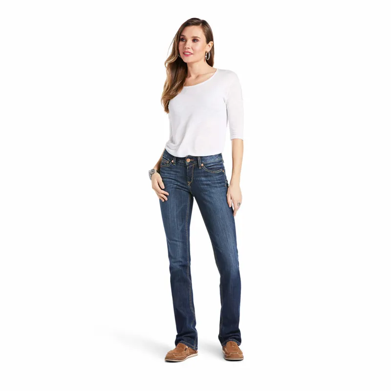 R.E.A.L Stackable Straight Leg Analise Jean - Burbank-8