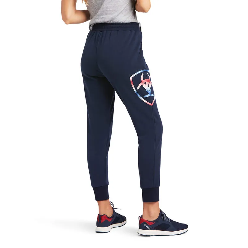 R.E.A.L Ariat Jogger Sweatpant - Navy-1