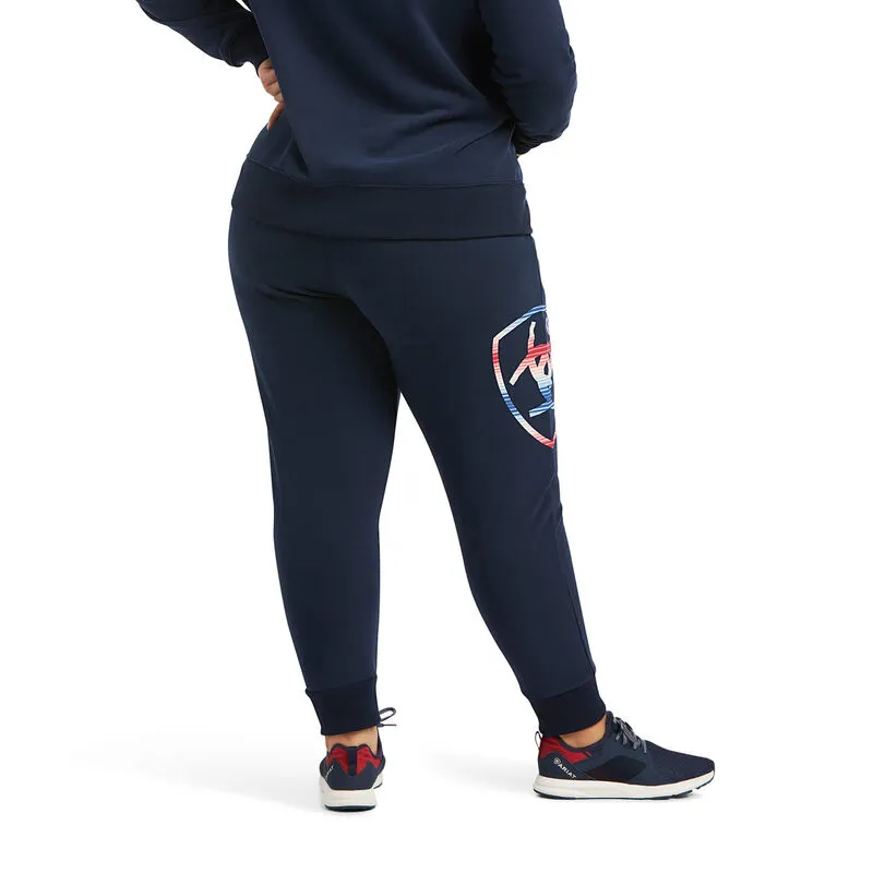 R.E.A.L Ariat Jogger Sweatpant - Navy-2