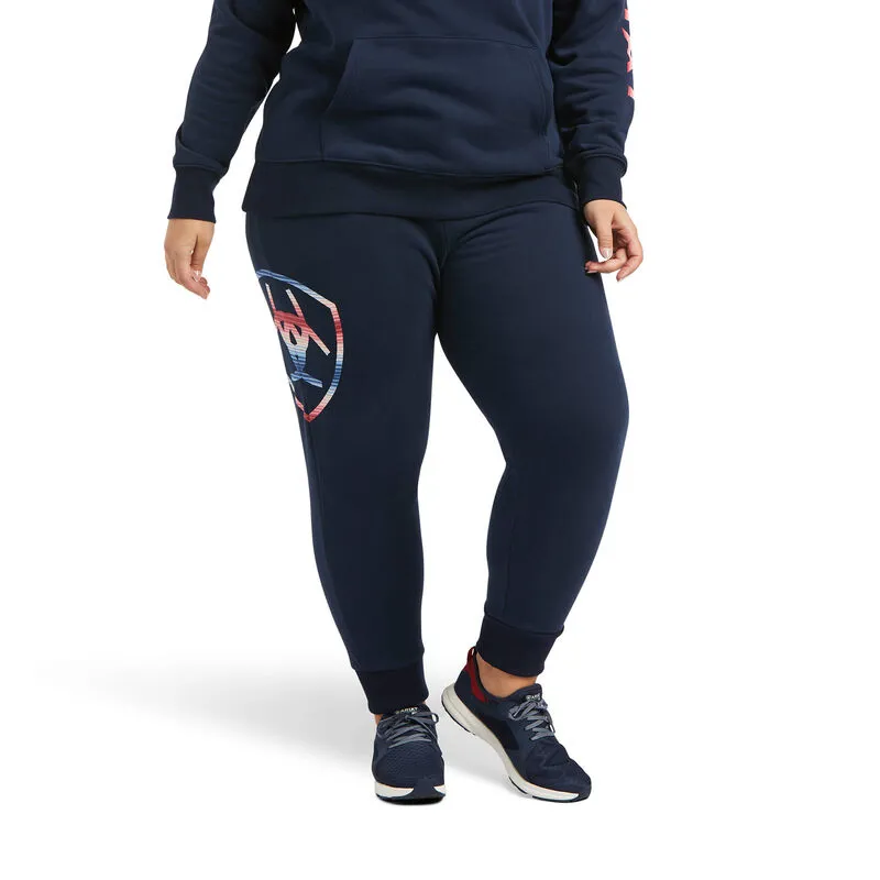 R.E.A.L Ariat Jogger Sweatpant - Navy-4