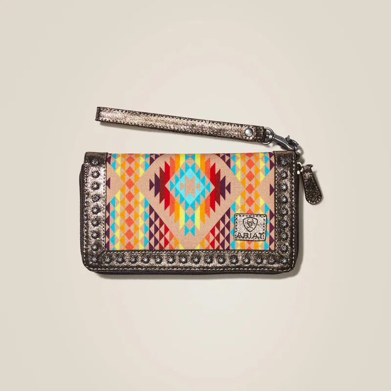 Ariat Cruiser Clutch Wallet - Dimond Stripe