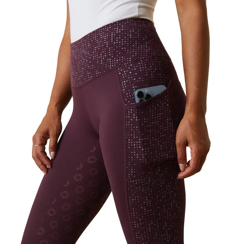 Ariat EOS Lumina Full Seat Tight - Mulberry-1