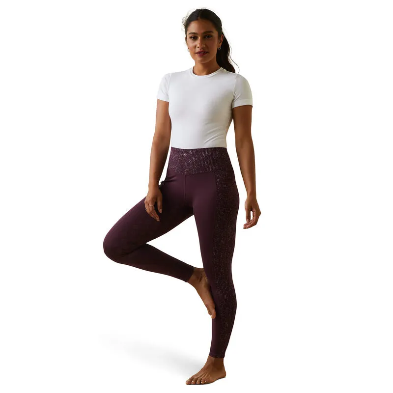 Ariat EOS Lumina Full Seat Tight - Mulberry-5