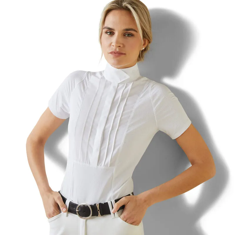 Ariat Luxe Short Sleeve Show Shirt - White